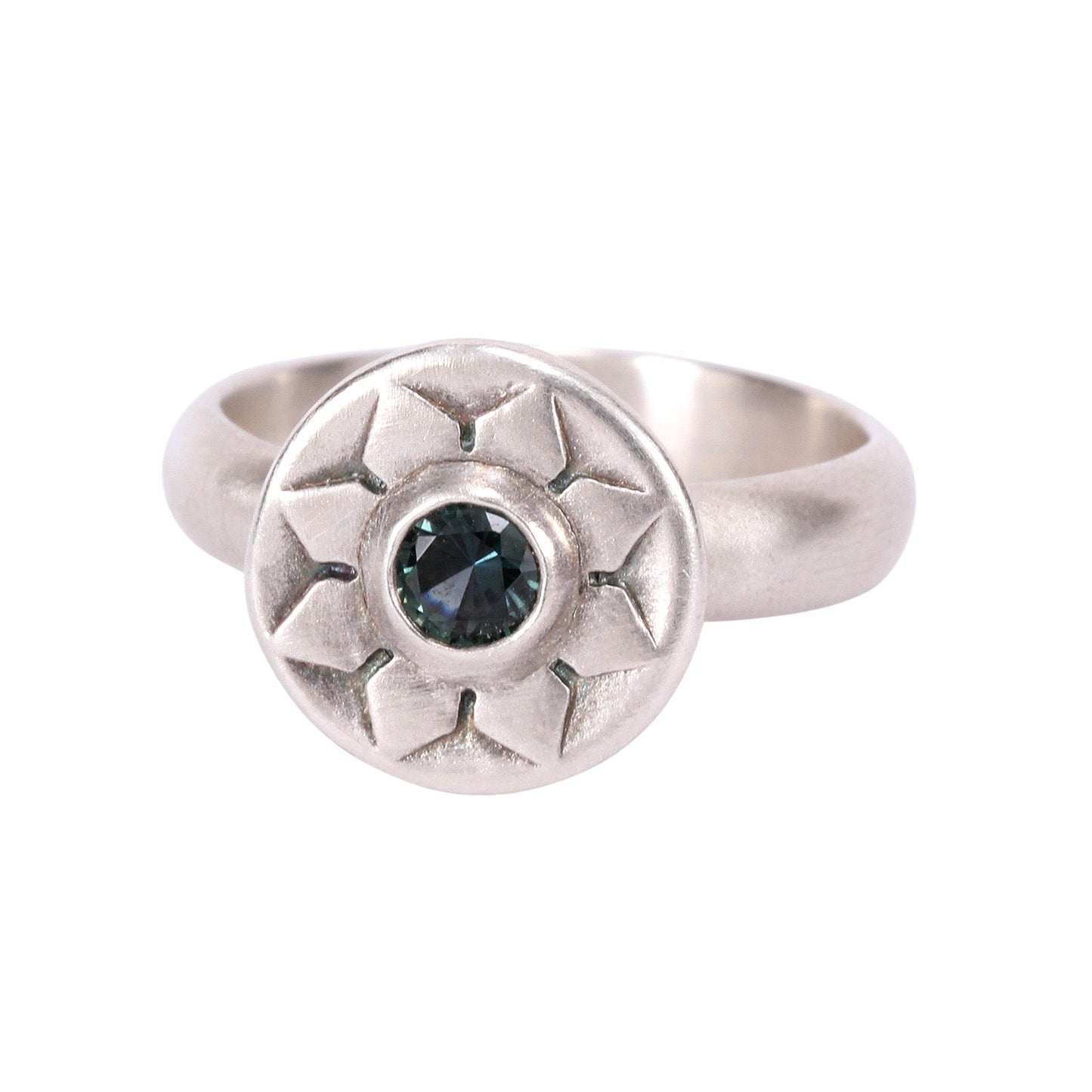 Angled view of Gaspard ring by Betsy Barron