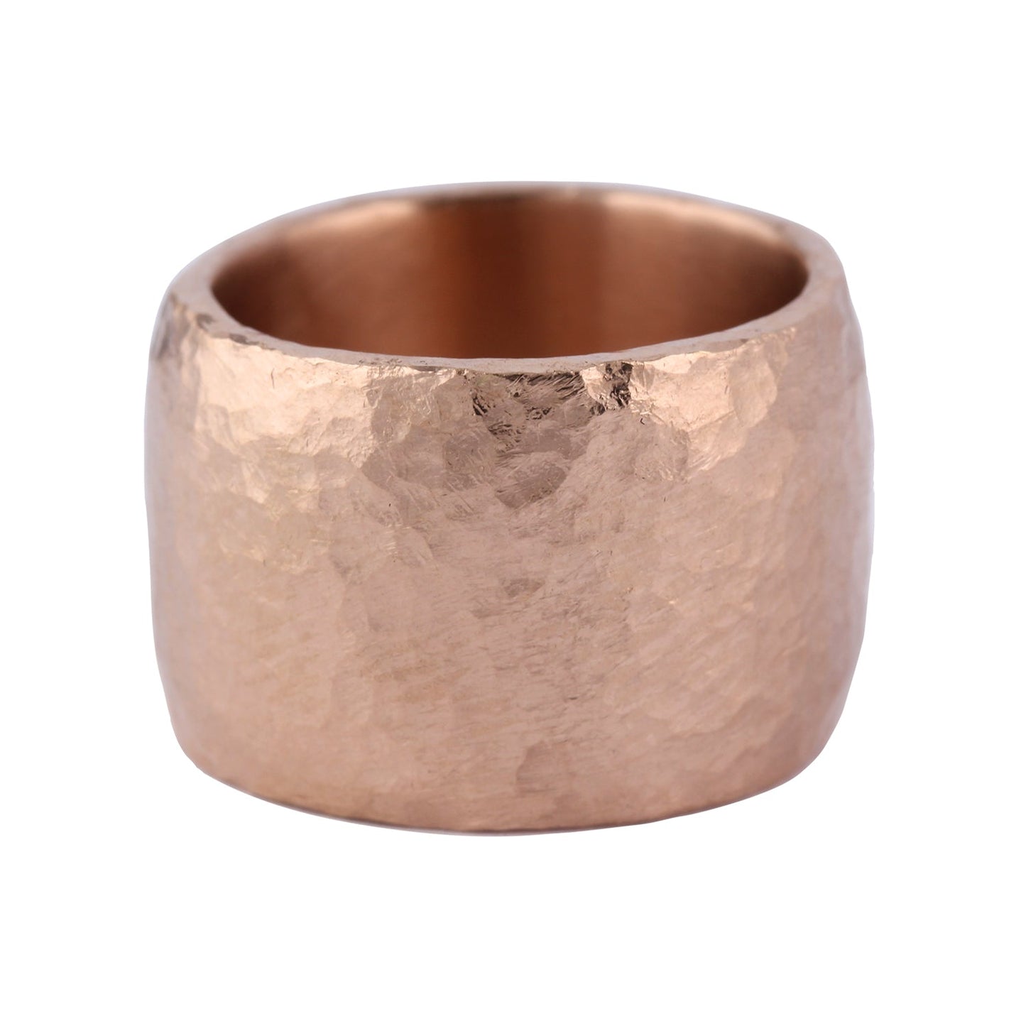 Front-facing view of Susan ring in rose gold by Betsy Barron.